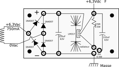 plaque alimentation filaments