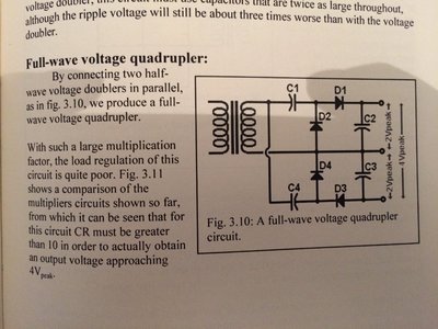 Full Wave Voltage Quadrupler