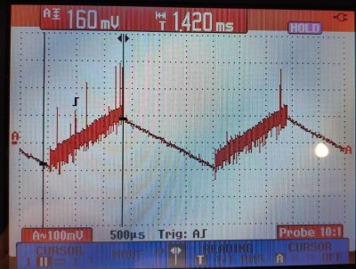 100µH-71kHz Base de tps 500µs