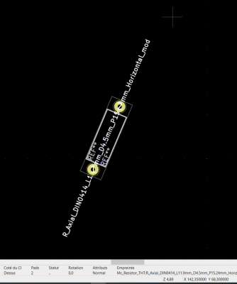 rotation empreinte kicad