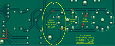 Modification du PCB